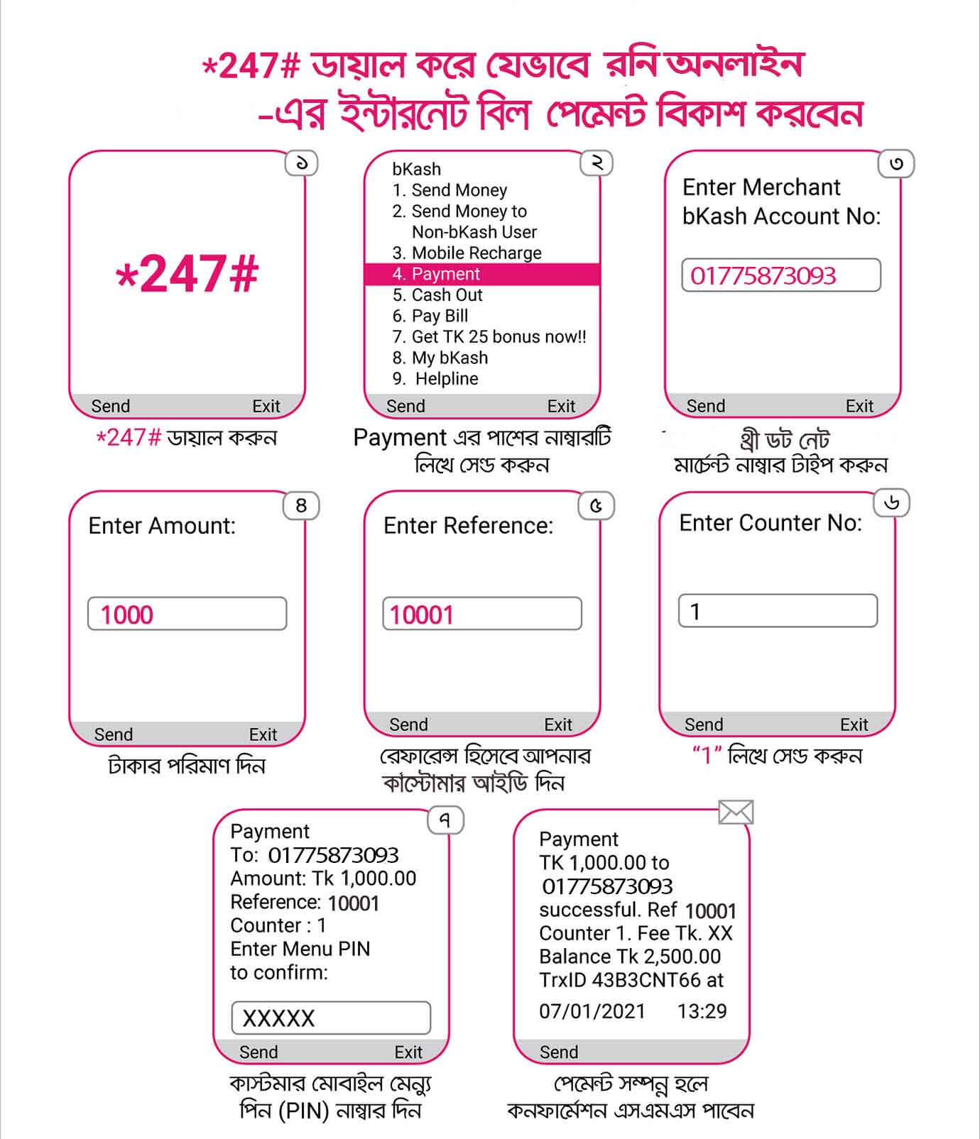 Bkash USSD Payment